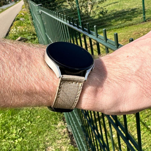 Amazfit Bip U (Pro) nylon gesp band (khaki)