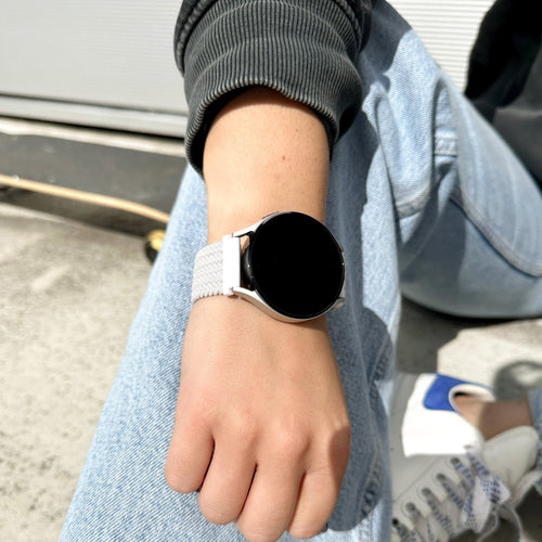 Suunto Run verstelbaar geweven bandje (wit)