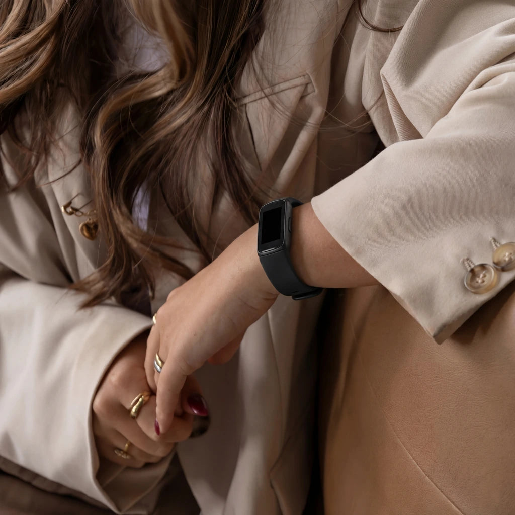 Fitbit Inspire nylon band (zwart)