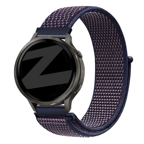 Bandz Garmin Forerunner 70 Nylon Loop Strap (Indigo)