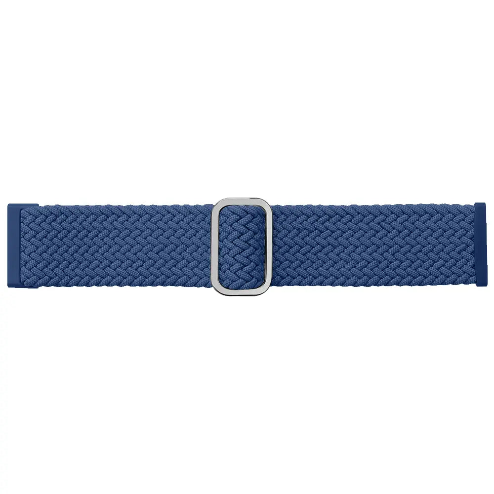 Fitbit Versa 4 Adjustable Woven Strap (Blue)