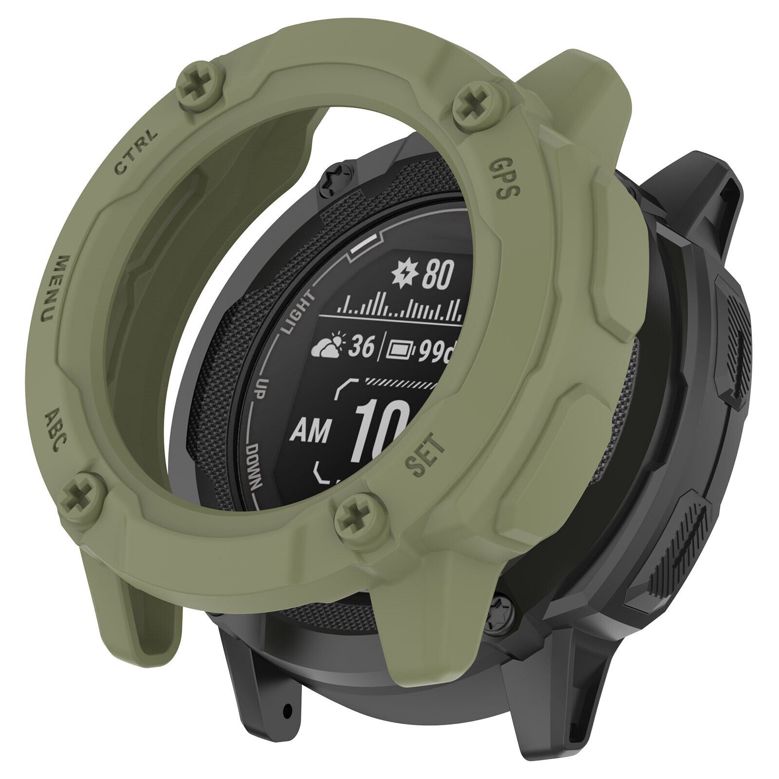 Garmin Instinct 2x Rugged TPU hoesje