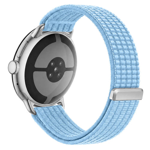 Google Pixel Watch 1/2 Ultra Thin Nylon Strap (Light Blue)