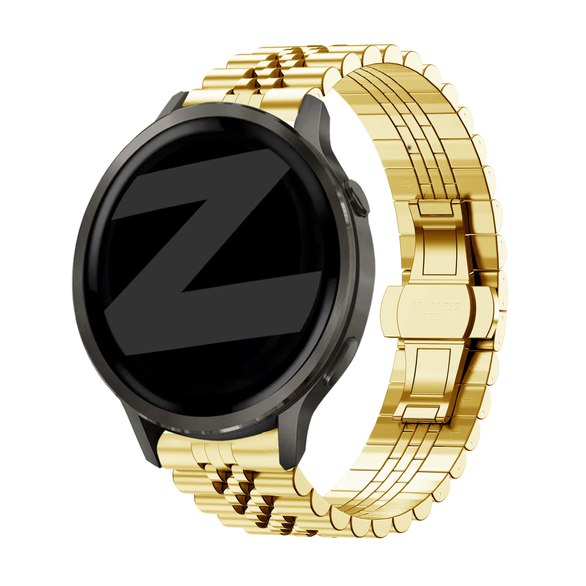 Bandz Garmin Forerunner 255s Steel Strap 'Jubilee' (Gold)