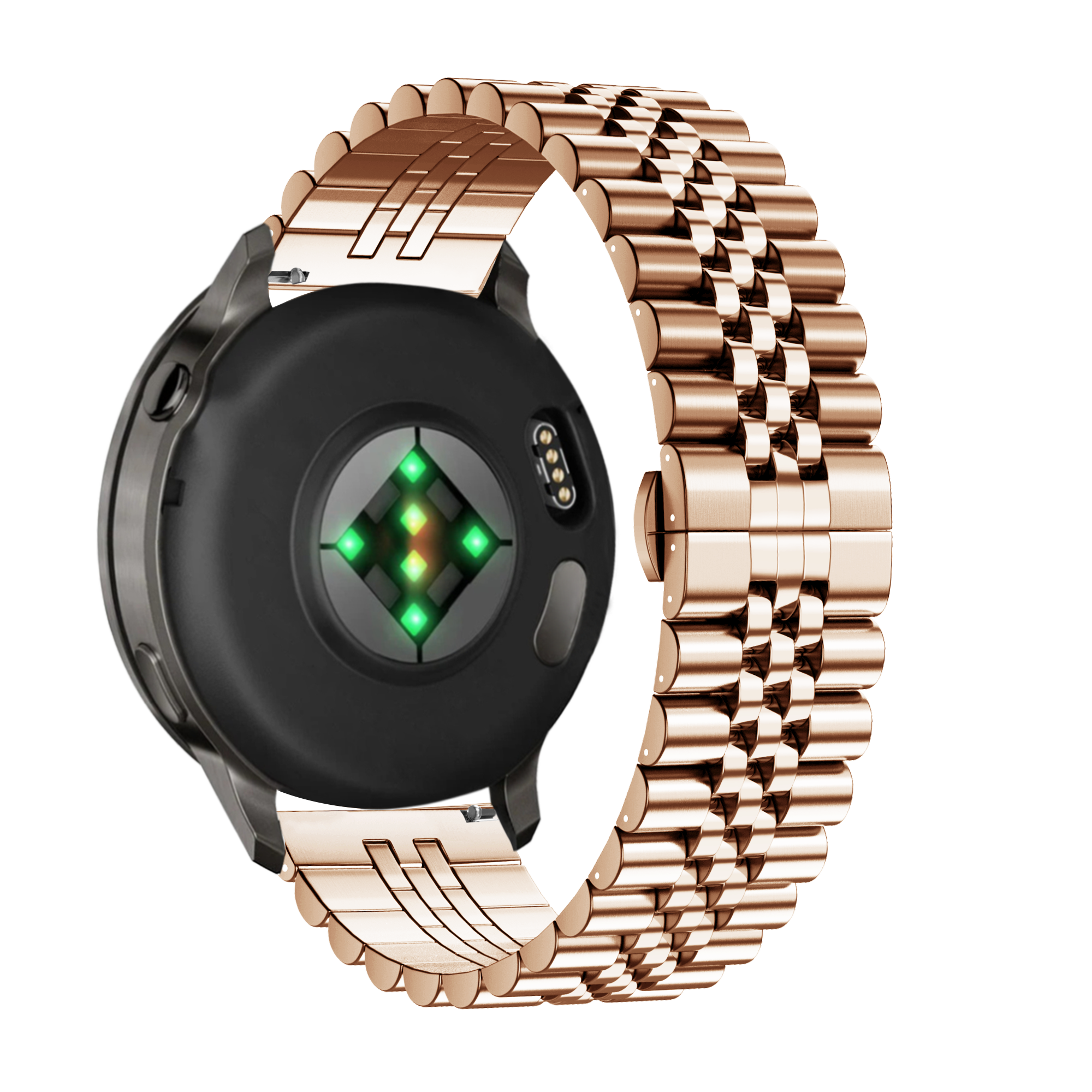 Bandz Garmin Venu 2s stalen band 'Jubilee' (rosé goud)