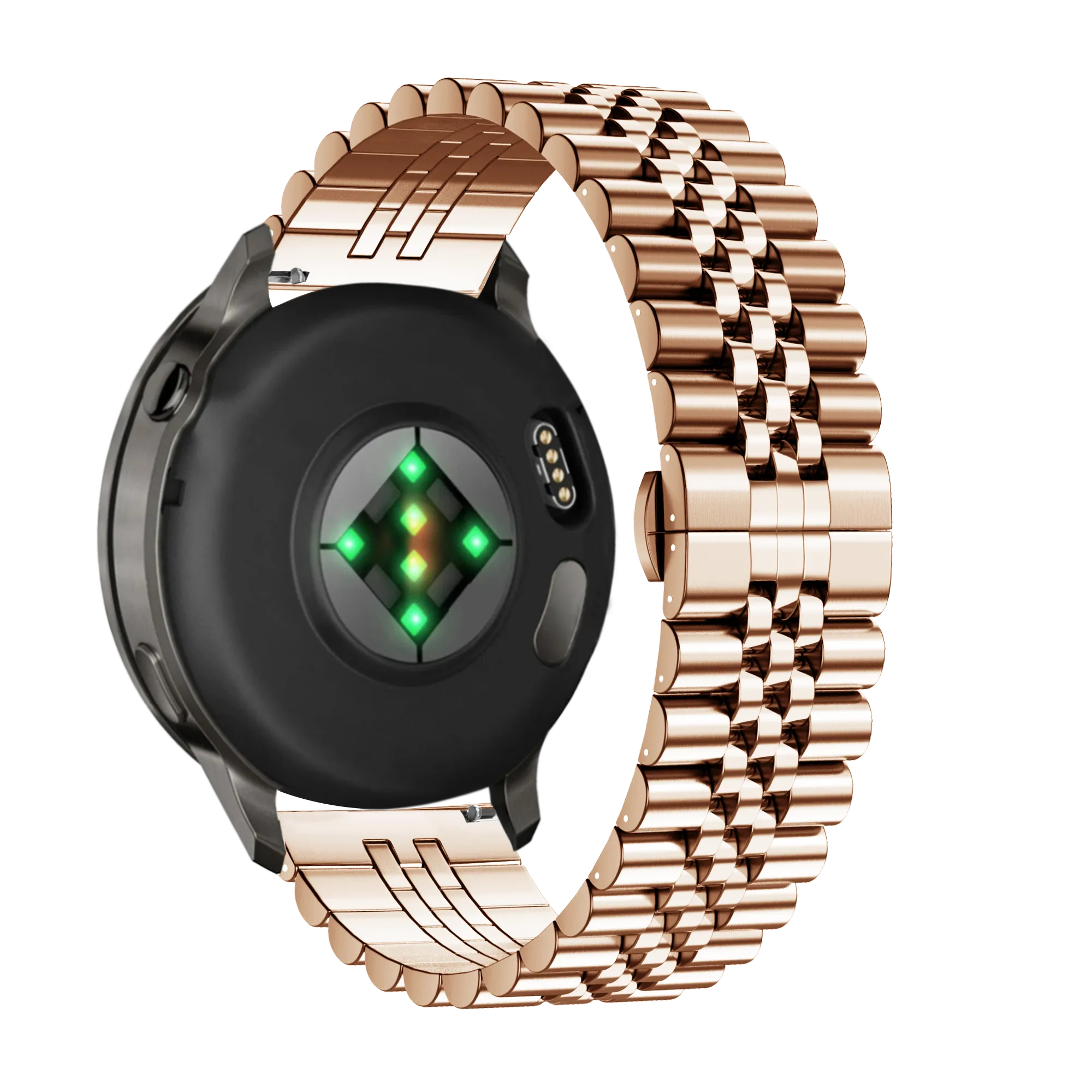 Bandz Garmin Venu 2s stalen band 'Jubilee' (rosé goud)