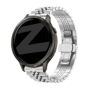 Bandz Garmin Forerunner 265s stalen band 'Jubilee' (zilver)