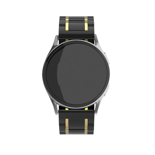 Samsung Galaxy Watch 4 - 44mm keramiek stalen band (zwart/goud)