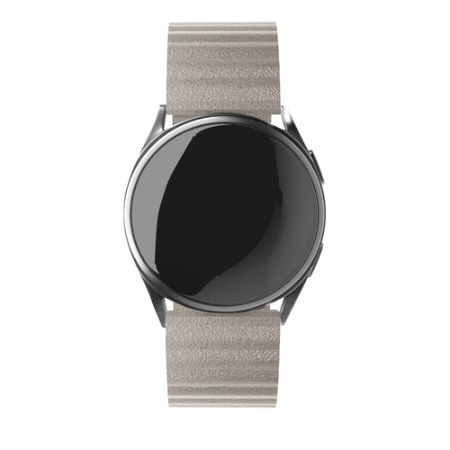 Amazfit Bip U (Pro) Leather Loop Strap (Khaki)