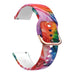 Colorful siliconen bandje 20mm - universeel