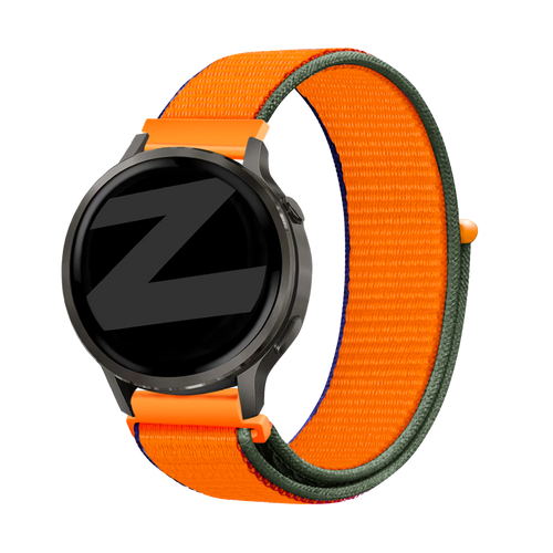 Bandz Garmin Forerunner 265s Nylon Loop Strap (Kumquat)
