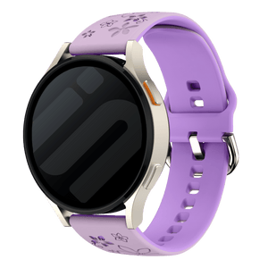 Coros Apex 42mm Flower silicone band (lavendel/paars)