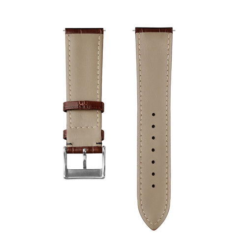ICE Smart TKS Rectangular 1.41 leather crocodile grain band (bruin)