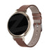 Bandz Garmin Lily 2 Leather Strap 'Classic' (Brown)