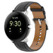 Google Pixel Watch 1/2 leren bandje (zwart)
