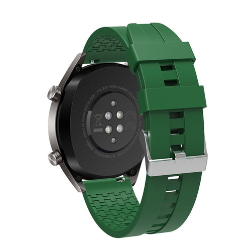 Huawei Watch 5 - 46mm extreme silicone band (legergroen)