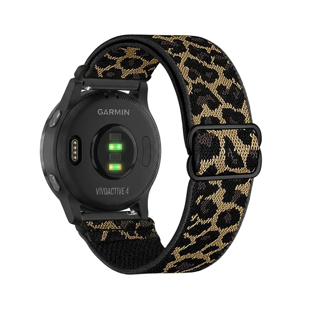 Huawei Watch 5 - 42mm elastisch bandje (Leopard)