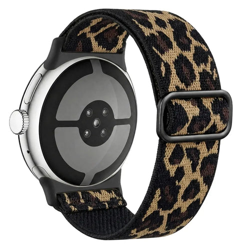 Google Pixel Watch 3 - 41mm elastisch bandje (luipaard)