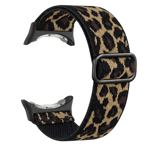 Google Pixel Watch 4 - 41mm elastisch bandje (luipaard)