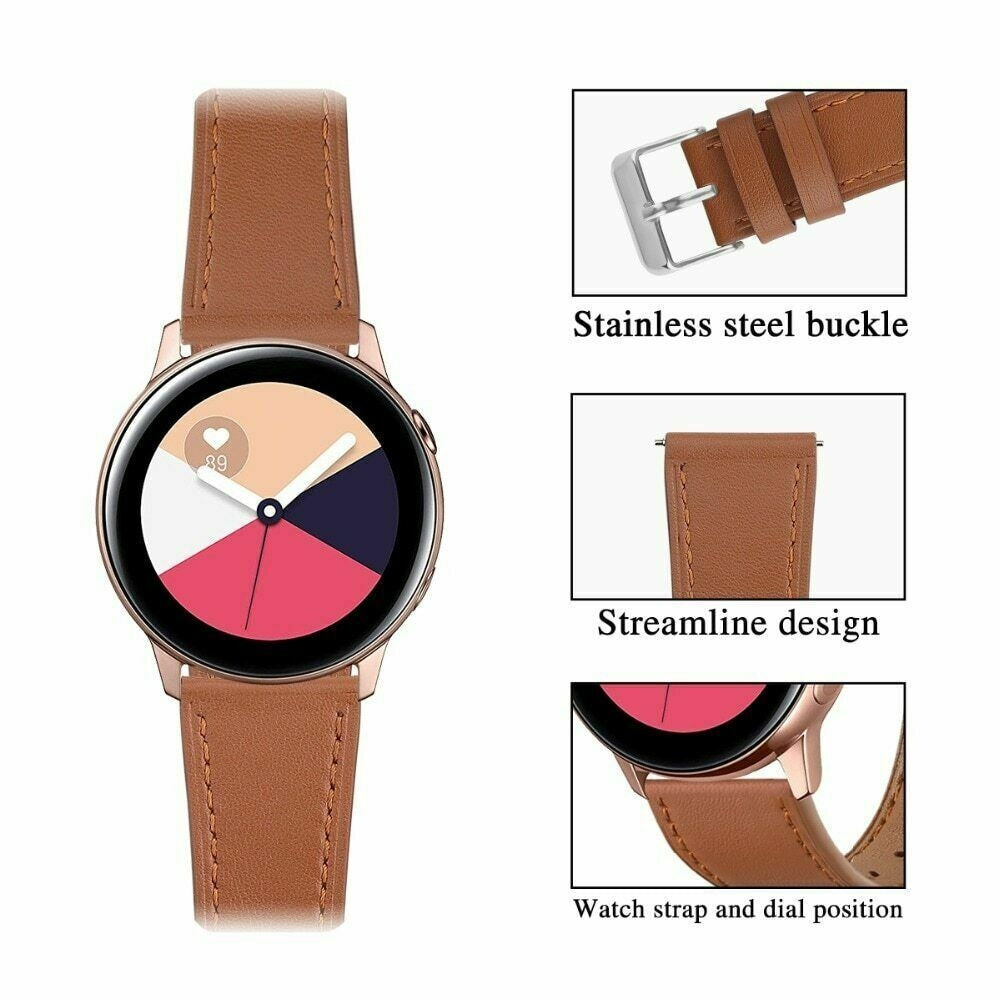 Amazfit GTS 4 Modern Leather Strap (Brown)