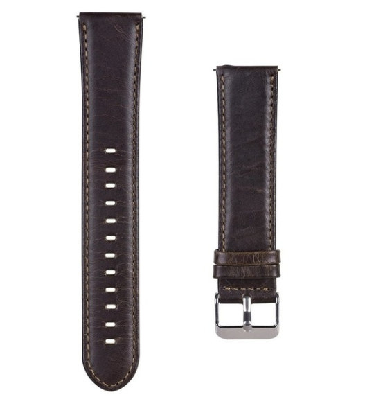 Suunto Vertical Leather Strap (Dark Brown)