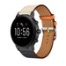 Fossil Gen 5 leren band (wit/donkerblauw)