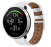 Polar Ignite leren bandje (wit)