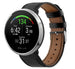 Polar Ignite leren bandje (strak-zwart)