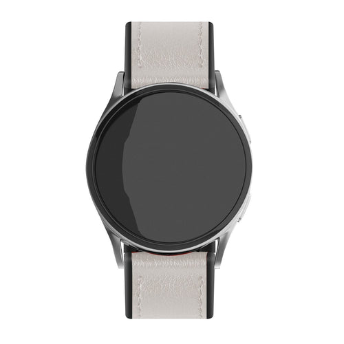 Suunto 9 Peak Pro Leather Hybrid Strap (White)