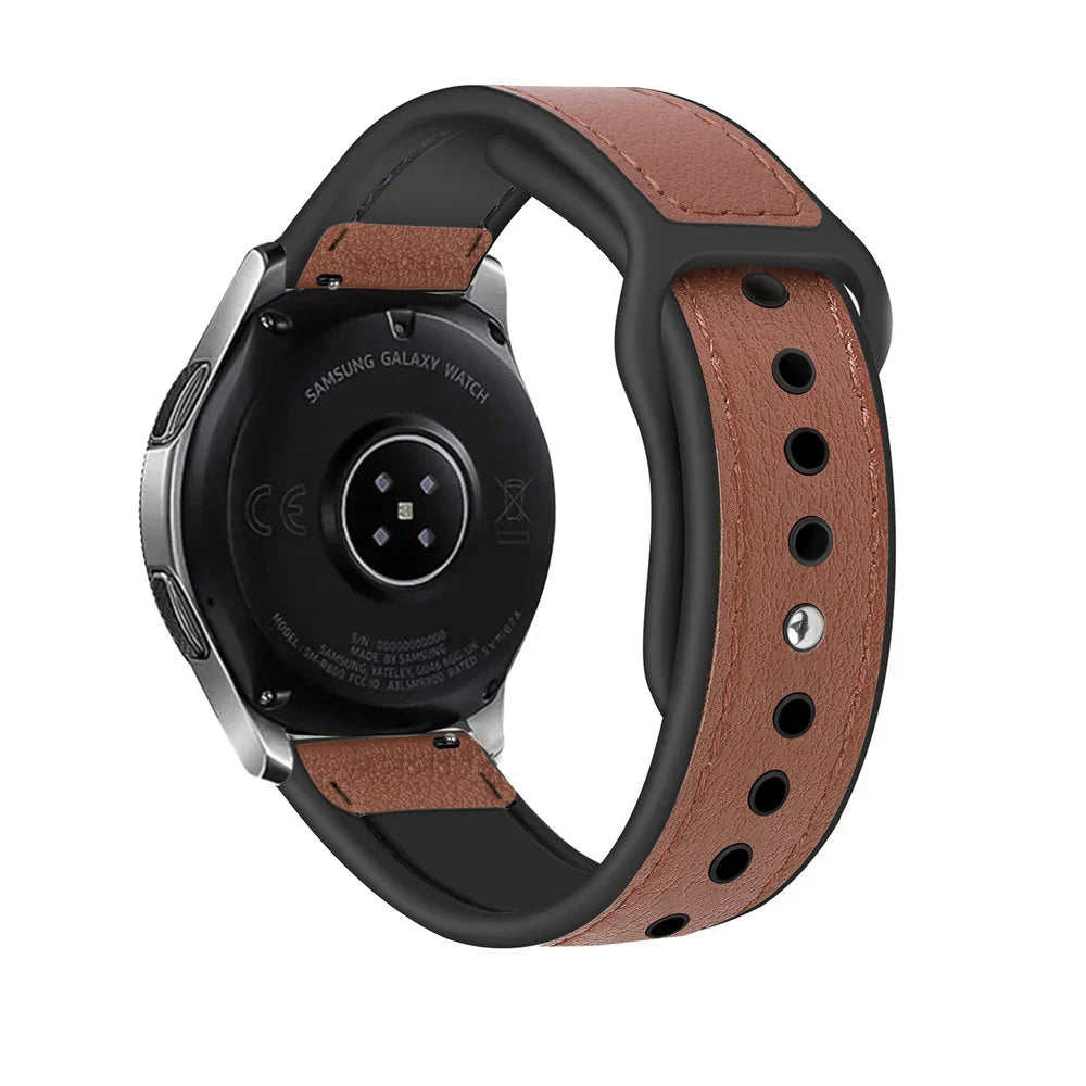 Amazfit Cheetah (Pro) leren hybrid bandje (lichtbruin)