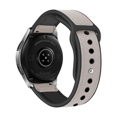 Amazfit Bip U (Pro) leren hybrid bandje (wit)