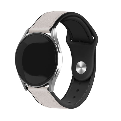 Coros Apex 42mm Leather Hybrid Strap (White)