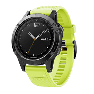 Garmin Quatix 8 Pro - 47mm siliconen bandje (lichtgroen)