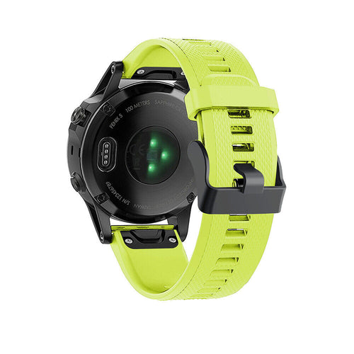 Garmin Quatix 8 Pro - 47mm siliconen bandje (lichtgroen)