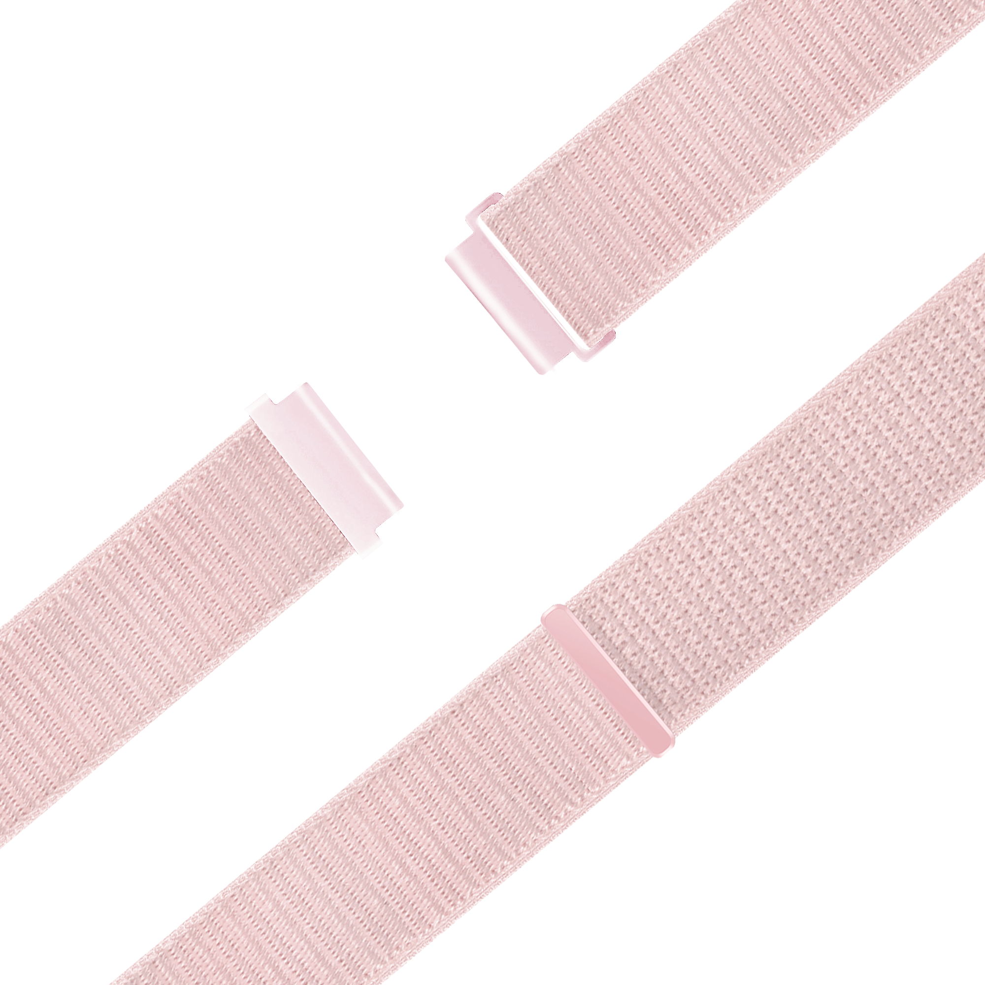 Bandz Garmin Forerunner 570 - 42mm Nylon Loop Strap (Light Pink)