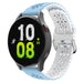 Samsung Galaxy Watch 5 - 44mm Silicone Strap Patterned (Light Blue/White)