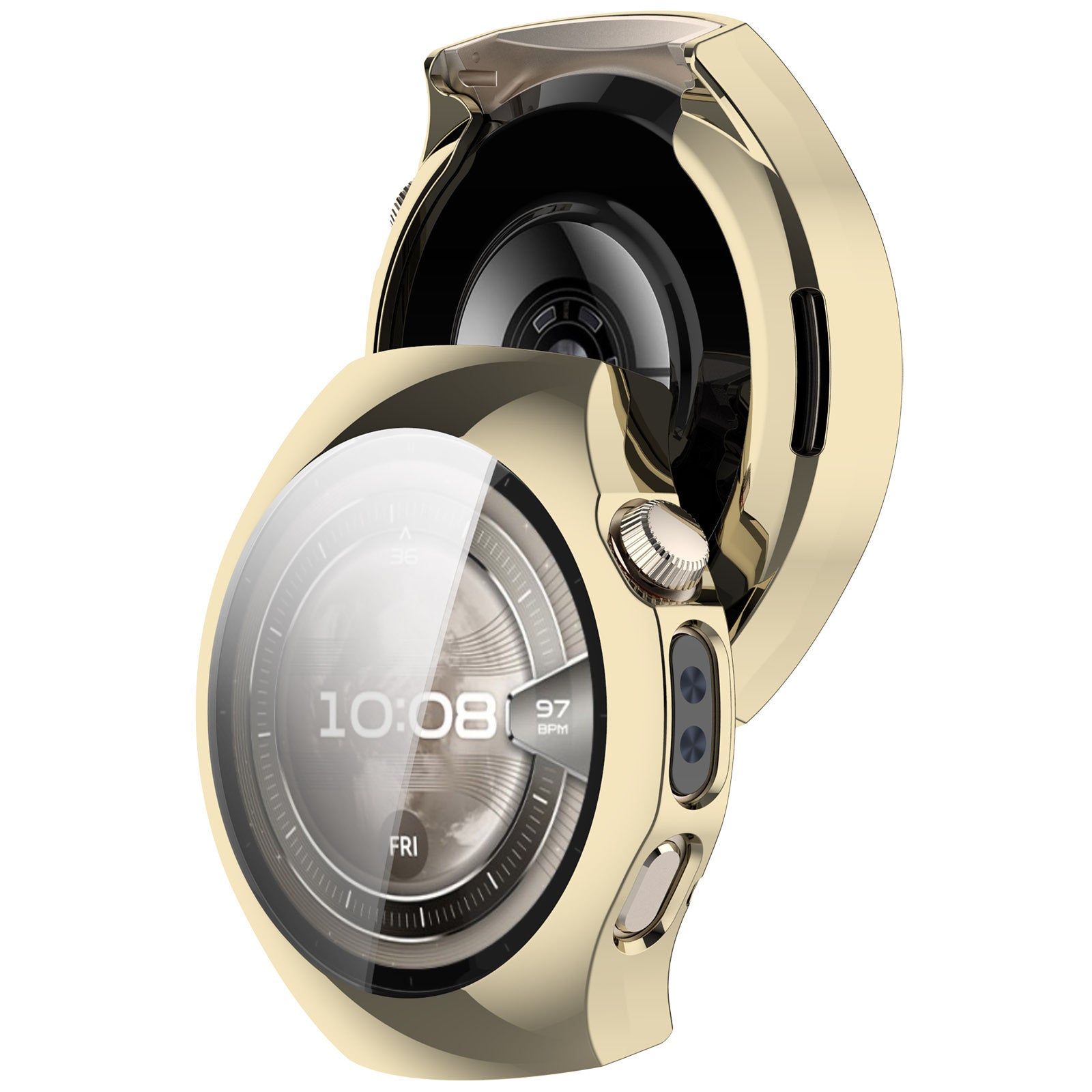 Huawei Watch 5 - 42mm TPU case (lichtgoud)