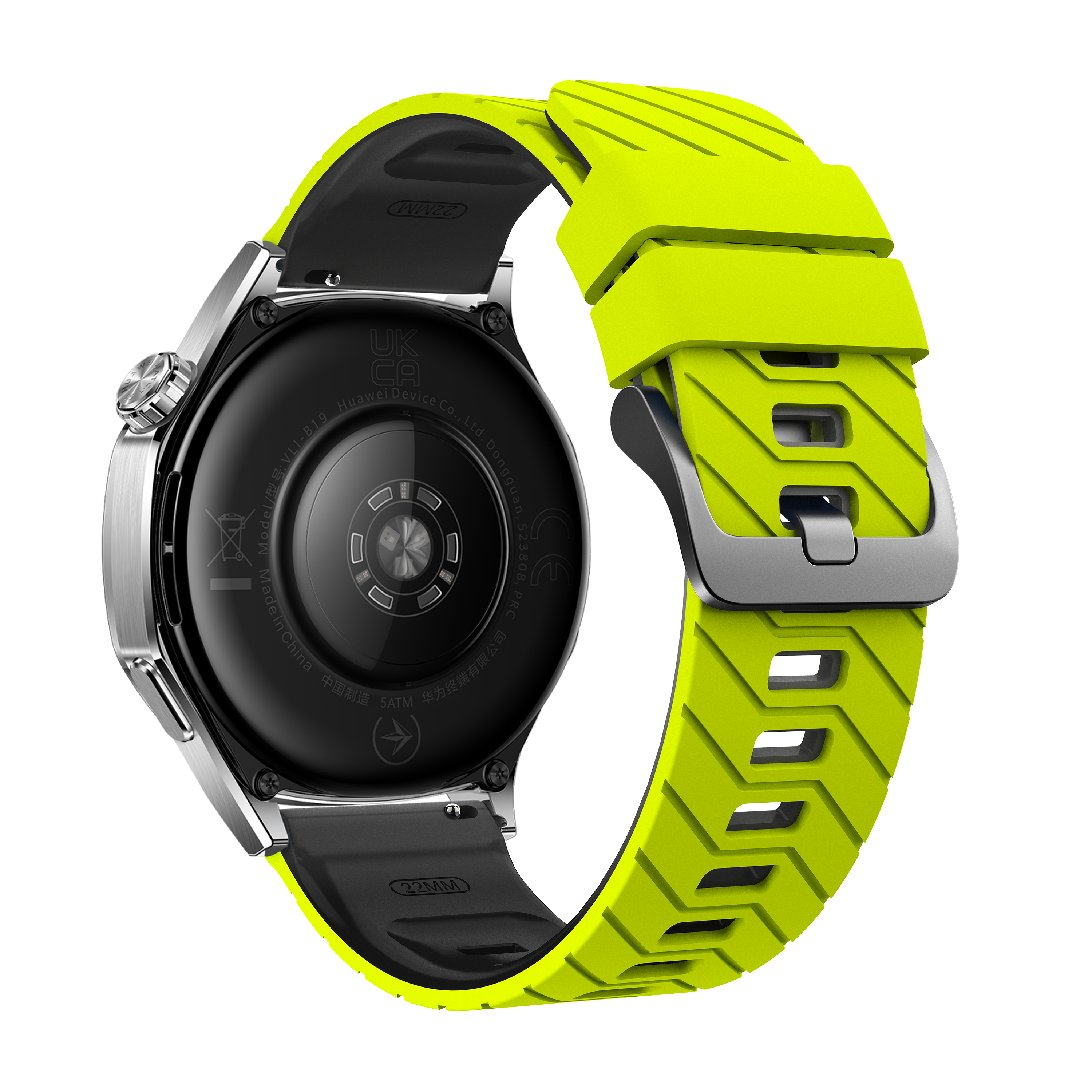 Polar Vantage M twill sport band (knalgeel/zwart)