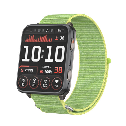 Garmin Venu X1 nylon bandje (fluoriserend)