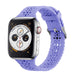 Apple Watch siliconen bandje met patroon (lila)