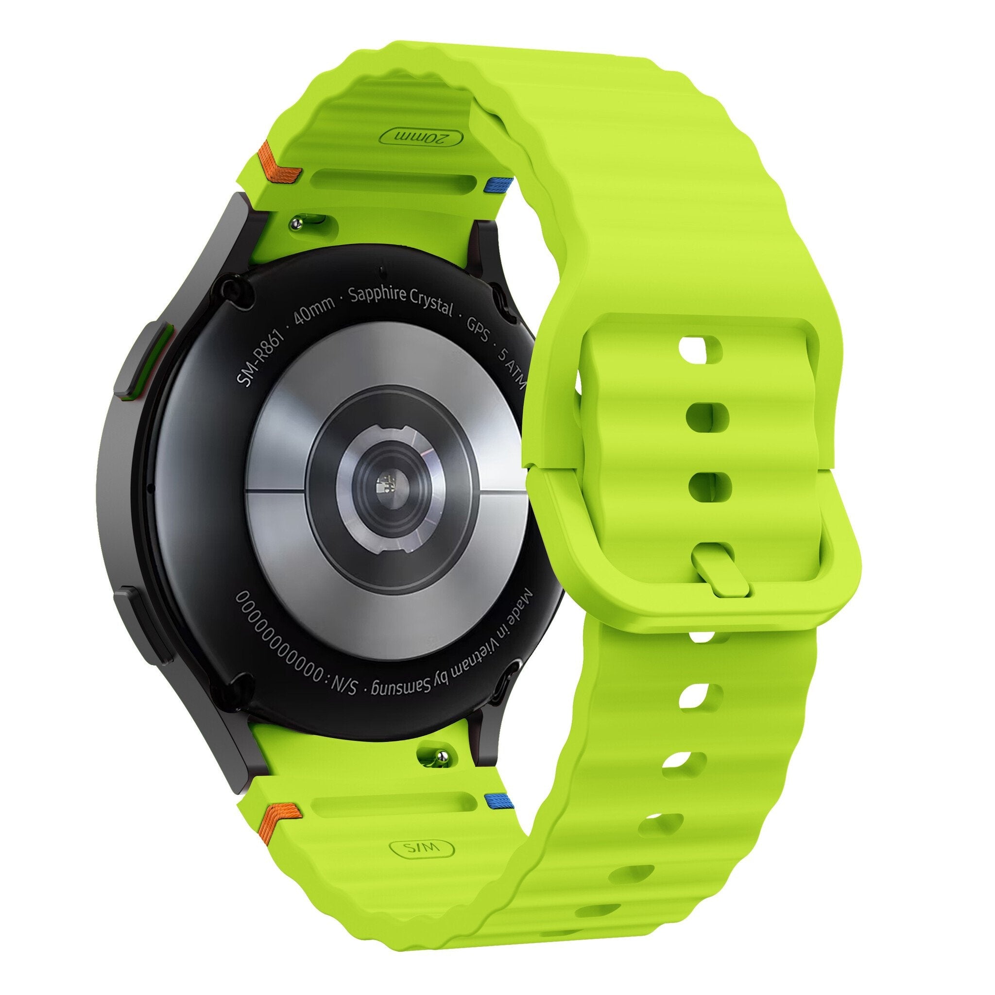 Samsung Galaxy Watch 4 Classic 46mm Wave Strap (Lime)
