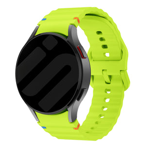 Samsung Galaxy Watch 4 44mm Wave Strap (Lime)