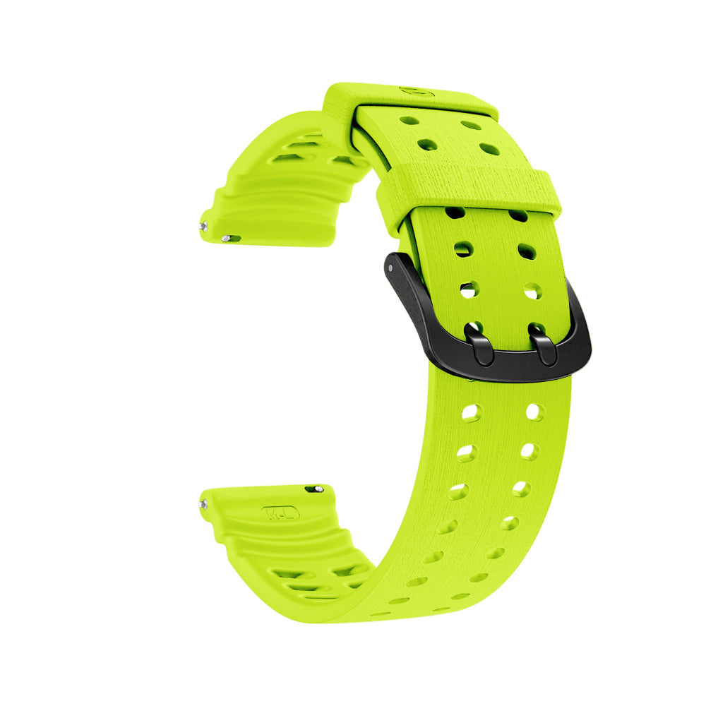 Polar Vantage M3 silicone grain band (lime)