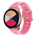 Samsung Galaxy Watch Active siliconen bandje met patroon (knalroze)