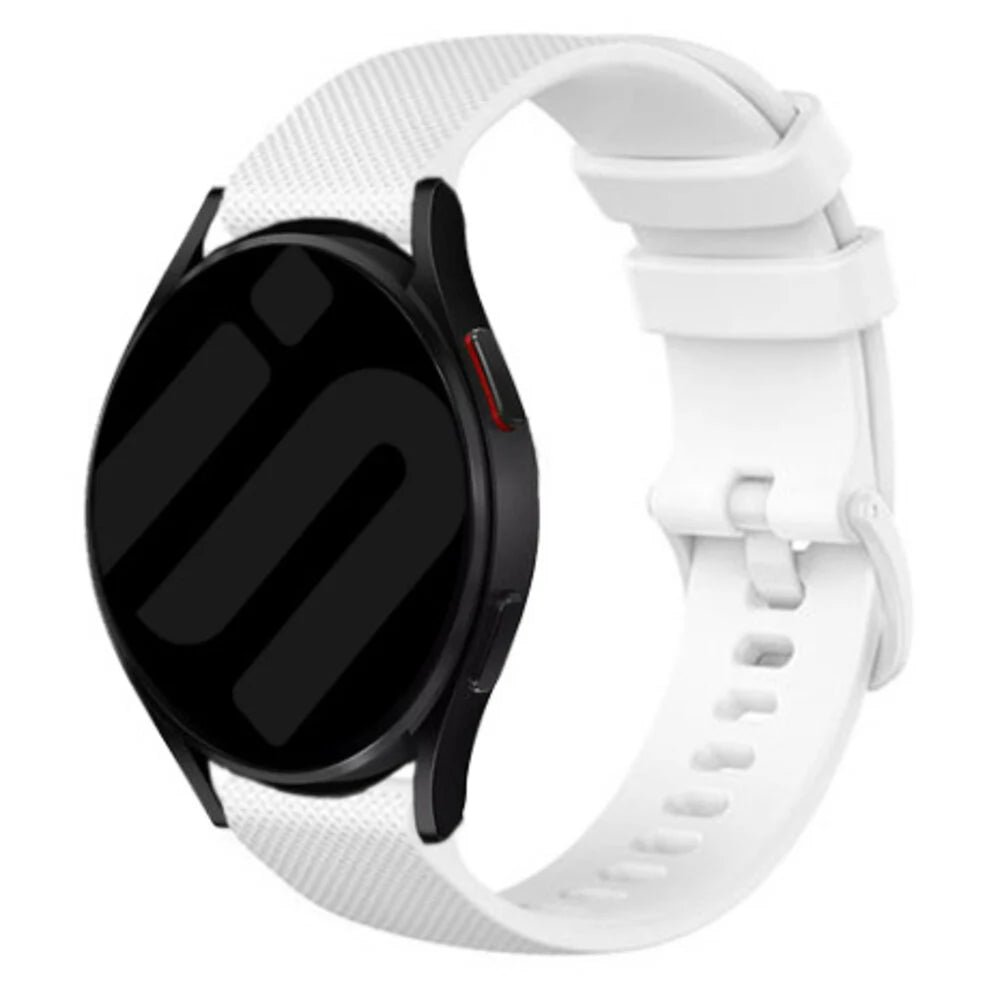 Amazfit Bip 6 luxe siliconen bandje (wit)