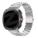 Bandz Samsung Galaxy Watch Ultra stalen schakel band 'Deluxe' (zilver)