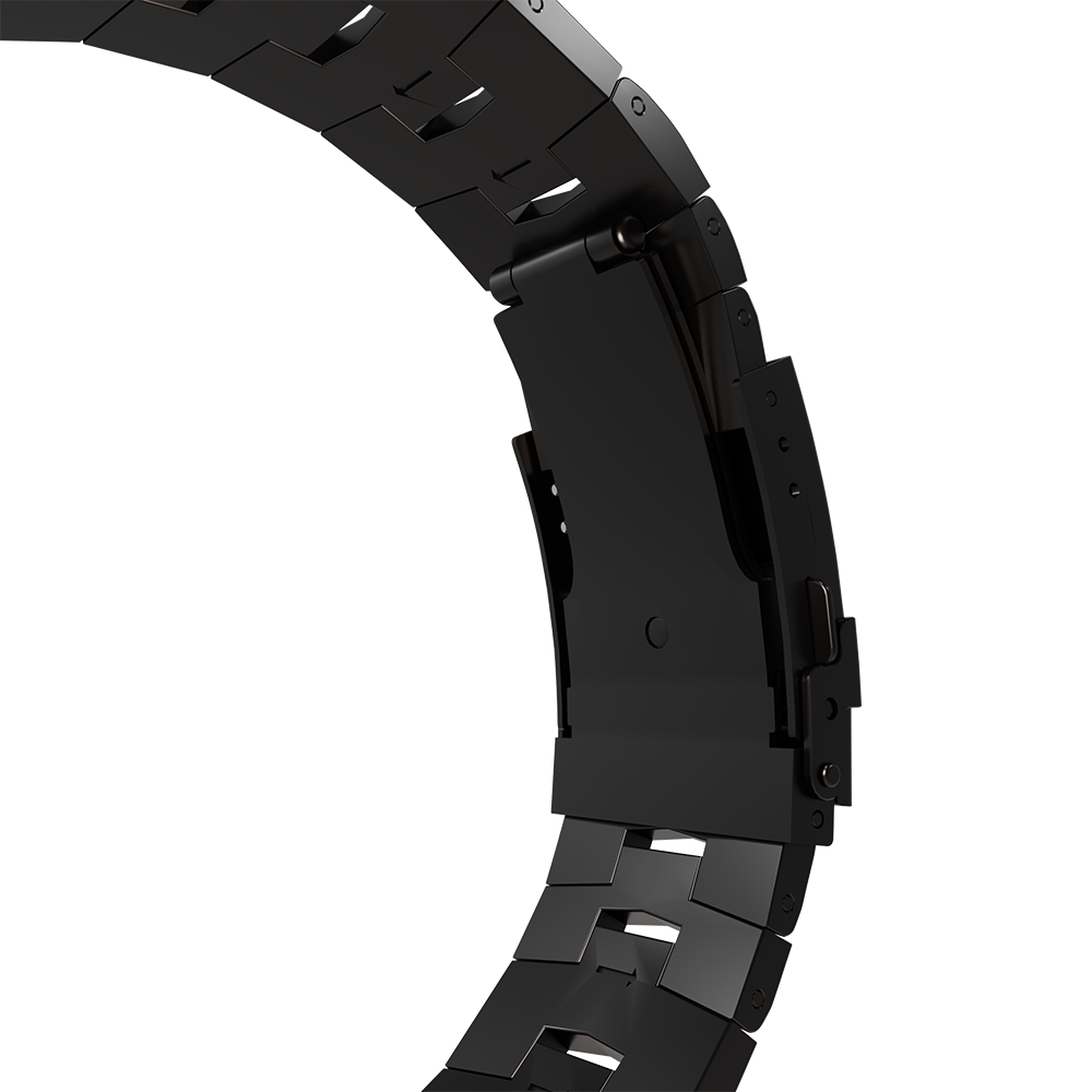 Amazfit Balance 2 titanium grain band (zwart)