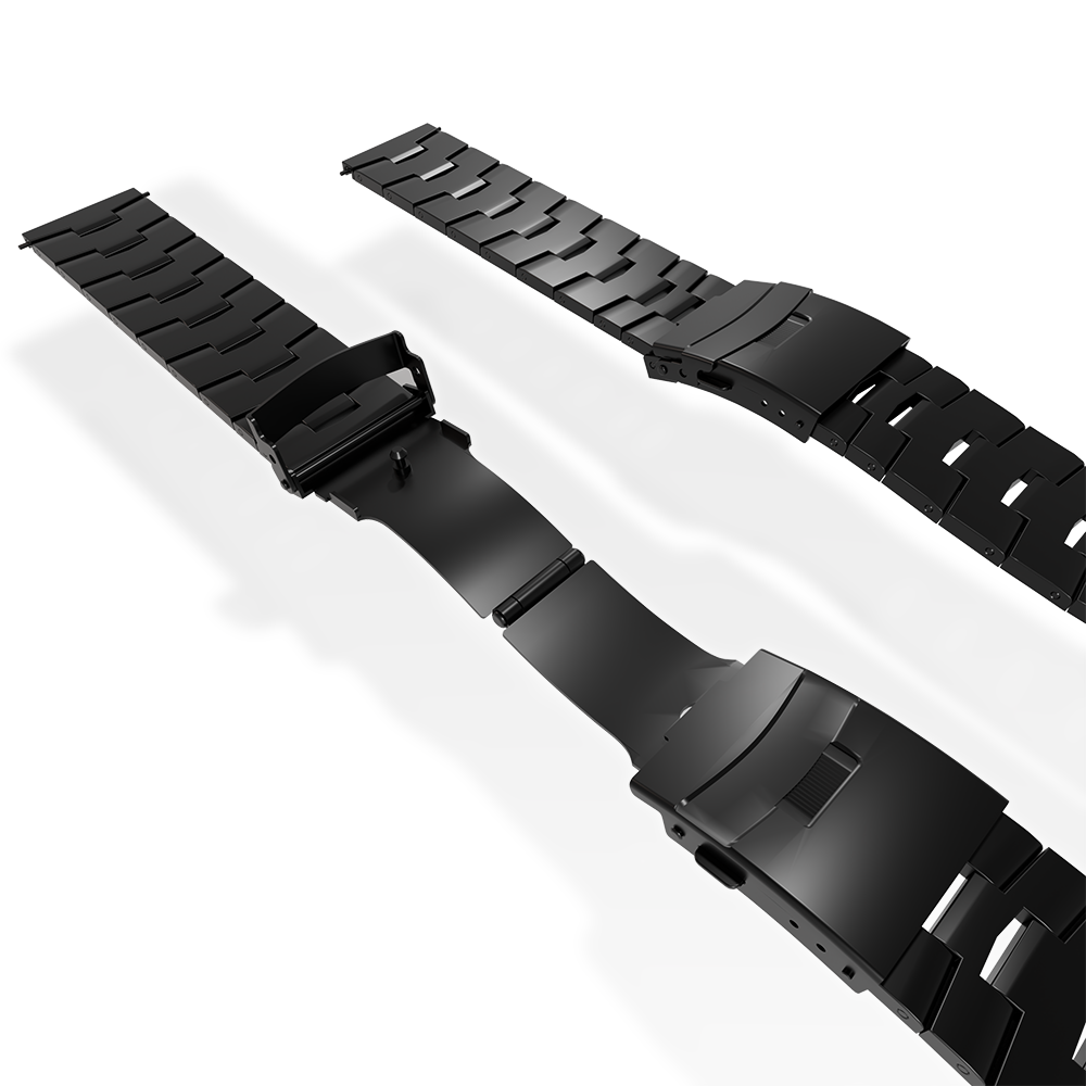 Amazfit GTR 4 titanium grain band (zwart)