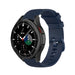 Samsung Galaxy Watch 4 Classic 46mm Luxe Siliconen bandje (donkerblauw)