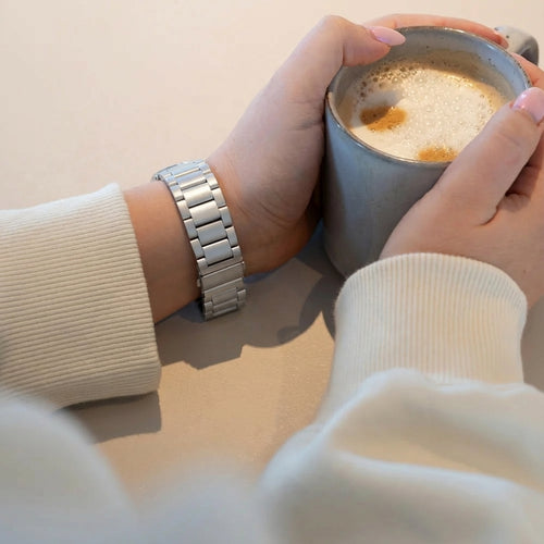 Fitbit Charge 6 Steel Strap (Silver)